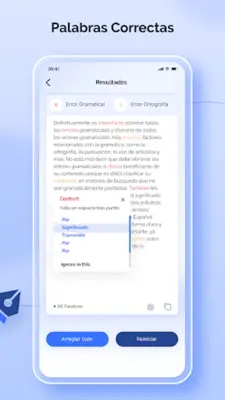 Corrector Castellano android App screenshot 3